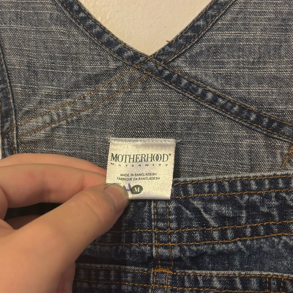 Vintage Maternity Denim Overalls - Picture 3 of 3